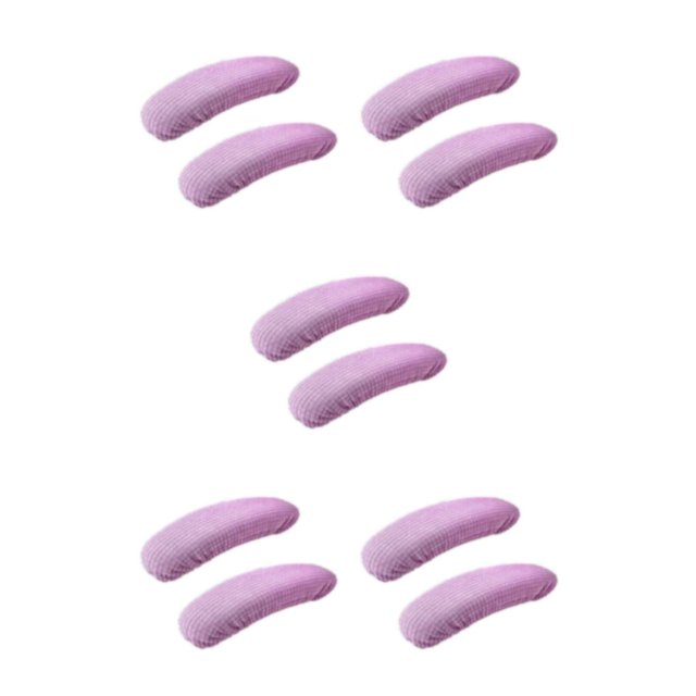 Redempat Washable Office Chair Armrest Covers Wear-resistant Easy To Install Wide Application Soft pale purple 5Set