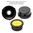 thumbnail image 2 of Transemion Oilless Air Compressor Inflow Metal Housing Intake Noise Reducer Muffler Vacuum Pump Accessories Replacing Parts 13mm 1Set, 2 of 6