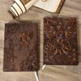 thumbnail image 5 of EGNMCR Diary NoteBook Notebooks for Work Retro Embossed Bird Pattern Notebook European A5 Notepad Stereo 100 Pages embossed notebook, 5 of 5
