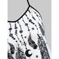 thumbnail image 3 of 2025 Grande Taille Femme Robes Mini Grande Taille pour Femmes Imprimées Col Rond Sans Manches Robes Veste Décontractées, 3 of 5