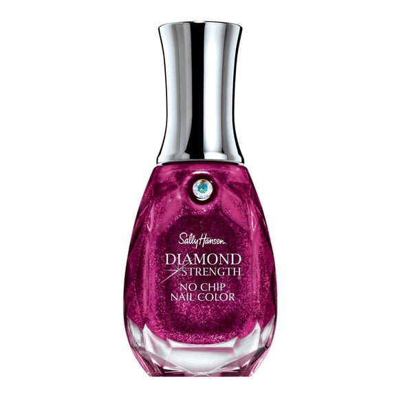 Sally Hansen Vernis à ongles Diamond Strength®, infusé de véritables microdiamants & platine, 10 jours de protection contre les cassures & fissures