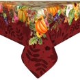 thumbnail image 5 of Nappe Carrée d'Automne, Nappe Carrée d'Automne 60 Pouces, Nappe Carrée Citrouille d'Automne pour l'Action de Grâce, Housse de Table Carrée d'Automne, 5 of 5