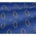 thumbnail image 5 of oneOone Cotton Jersey Medium Blue Fabric Block Craft Projects Decor Fabric Printed By The Yard 58 Inch Wide, 5 of 5