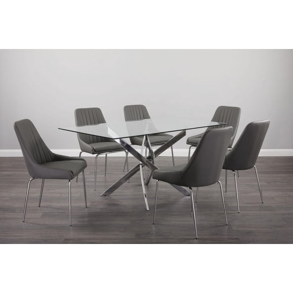 Set of 2 Upholstered Dining Chairs