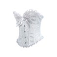 thumbnail image 2 of Diconna Women's Shapewear Print Design Front Hook Buckle Back Drawstring Strap Slim Fit Push Up Shaper Tops, 2 of 7