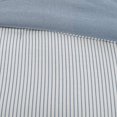 thumbnail image 2 of Madison Park Hayden Reversible Stripe Duvet Cover Mini Set Blue Twin, 2 of 4