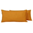 thumbnail image 1 of VargottamIndoor/OutdoorPolyester FabricLumbarPillowCover,All-Weather Waterproof Rectangular Cushion Case for Patio Furniture,12" x 18"Set of 2-Mustard Yellow, 1 of 7