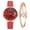Multicolor 8H4, variant on UsRHHA Sleek Fashion Women's Quartz Watch with Strap, Elegant Dial Watch for Women Girls Gift, Ladies Wristwatch for Everyday Occasions