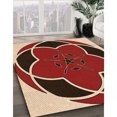 thumbnail image 3 of Ahgly Company Tapis d'Intérieur Rectangulaire Transitionnel Lavable à la Machine, Cuivre Clair et Or, 2 Pieds x 3 Pieds, 3 of 7