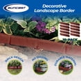 thumbnail image 2 of Suncast BBE10TC Interlocking No Dig Border Edging, 12" Sections, Brick Design Landscape Edging, 10 Pack, 2 of 9