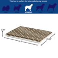 thumbnail image 4 of Midwest Metal Products MW02210 36 in. Brown Geo & Flc Reverse Crate Pad, 4 of 5