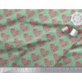 thumbnail image 2 of Soimoi Rayon Fabric Bird & Heart Print Fabric by The Yard 56 Inch Wide, 2 of 3