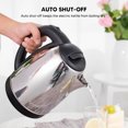 thumbnail image 3 of Stainless Steel Electric Kettle Hot Water Boiler Fast Boiling Countertop Heater Auto Shut Off For Coffee Tea Maker, Countertop Electric Water Kettle, 3 of 8