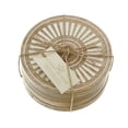 thumbnail image 5 of Mango Wood 4 PC Etched Coasters White, 5 of 5