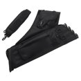 thumbnail image 4 of Arrows Storage Bag, Multi Pocket Design Convenient Portable Arrows Bag 20.2in Fine Sewing Quick Release Buckle With Shoulder Strap For Archery Sport Black, 4 of 8