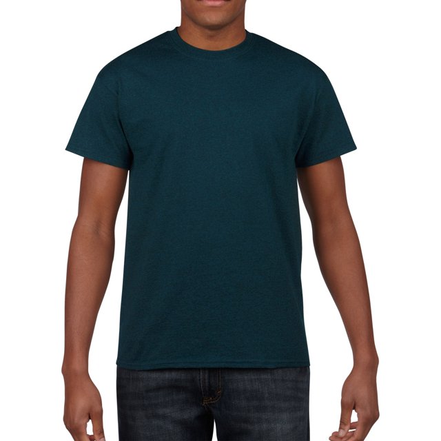 Gildan Mens Heavy Cotton T-Shirt, S, Midnight