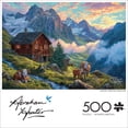 thumbnail image 1 of Buffalo Games Abraham Hunter Alpine Farm 500-Piece Interlocking Jigsaw Puzzle, 1 of 6