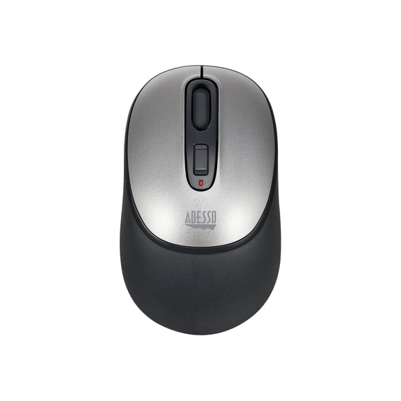 Adesso iMouse A10 - Mouse - right and left-handed - optical - 4 buttons - wireless - 2.4 GHz - USB wireless receiver - black