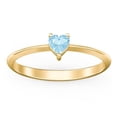 thumbnail image 2 of Heart Birthstone Ring - Blue Topaz (December), 2 of 6