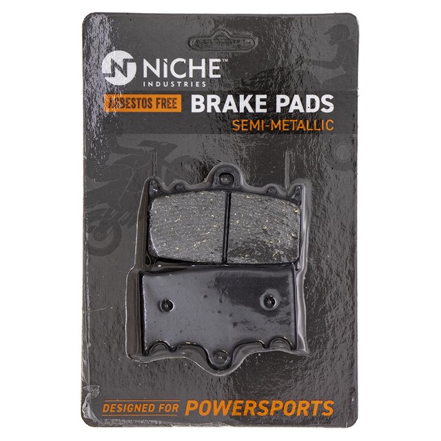 Niche Rear Brake Pad Set for Suzuki Boulevard Semi-Metallic Motorcycle 519-KPA2426D
