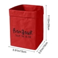 thumbnail image 3 of Washable Kraft Paper Bag Thickened And Green Plants Pot Decoration Large Capacity Refrigerator Kitchen Thickened Waterproof Storage Bag, 3 of 6