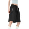 thumbnail image 5 of TMOYZQ Shorts de Randonnée pour Femmes Légers à Séchage Rapide Shorts de Golf Résistants à l'Eau avec Poches à Fermeture Éclair, 5 of 5
