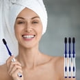 thumbnail image 4 of FSTDelivery Exquisite Narrow-Headed And Gold Adult Toothbrush With Individually Packaged Soft Bristles For Home Use And Gentle Experience, Christmas Birthday Gifts for Women, on Sale Clearance, 4 of 7