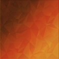 thumbnail image 1 of Ahgly Company Tapis d'Intérieur Lavable à la Machine, Carré, Transitionnel, Orange Rouge Orange, Tapis de Zone, 6 Pieds Carré, 1 of 7