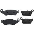 thumbnail image 2 of KMG Front + Rear Brake Pads Compatible with 1997-2007 Kawasaki KLX 300 R - Non-Metallic Organic NAO Brake Pads Set, 2 of 4