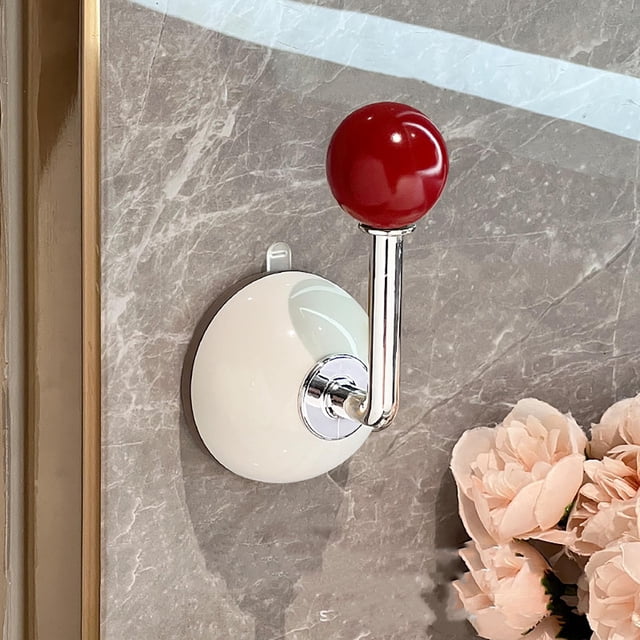 Suction Cup Hooks, Adhesive-Free Knob Handles, Strong Grip for Cabinets Doors Drawers, Repositionable Pulls for Organization, Damage-Free Installation, Versatile Home Decor Solution