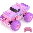 thumbnail image 1 of Remote Control Car for Girls 2.4GHz Pink Purple Remote Control Pickup Truck Rechargeable Off-Road Car, 1 of 8