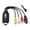 Male, variant on Bunblic Rca to USB 2.0 Videos Captures Card Videos Captures Device USB Videos Captures Adapter Cable for PC Teaching Video Conference Female
