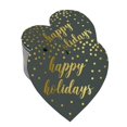 thumbnail image 1 of Inkdotpot Gold Foil Paper Hang Tags Happy Holiday Favor Tags 100 Pieces, 1 of 6