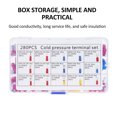 thumbnail image 3 of Mistaha 280PCS Mixed Insulated Wire Connectors Kit, Electrical Cold-pressed Terminal Assortment Set in Plastic Box - AWG 22-10, ABS+Copper, 4 Sizes - Red, Blue, Yellow, 3 of 6