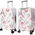 thumbnail image 3 of Travel Luggage Cover Suitcase Protector Fits 18-32 Inch Luggage Wheel Covers Patterned Travel Related Items Flower Luggage Protector Elastic Luggage Anti-scratch Suitcase Cover XL, 3 of 5