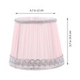 thumbnail image 2 of Miangastore Pleated Light Cover Replacement Accessory Chiffon Lampshade Light Shade Decor, 2 of 9