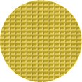 thumbnail image 1 of Ahgly Tapis d'Intérieur Lavable en Machine Carré Transitionnel Jaune Banane, 3 Pieds Carré, 1 of 7