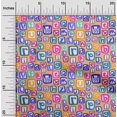 thumbnail image 2 of oneOone Velvet Dark Beige Fabric Kids Alphabet Sewing Craft Projects Fabric Prints By Yard 58 Inch Wide, 2 of 4