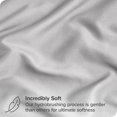 thumbnail image 3 of Bare Home Body Pillowcase - Envelope Closure - Ultra Soft - Double Brushed - Light Gray, 3 of 6