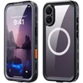 thumbnail image 1 of Waterproof Case for iPhone 17 [Built-in Screen Protector & Camera Protector][Compatible with MagSafe][Full Body Shockproof][IP68 Waterproof][Dustproof] Phone Case 6.3", 1 of 7