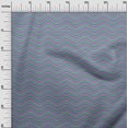 thumbnail image 2 of oneOone Silk Tabby Fabric Serpentine Stripe Printed Craft Fabric BTY 42 Inch Wide, 2 of 4
