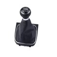 thumbnail image 4 of 1Pc Black Shift Boot Gear Knob Kit for Eos for Golf 5 V 6 Vi for Jetta for Frame 6 Speed, 4 of 10