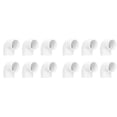 thumbnail image 1 of 12Pcs PVC Pipe Fittings 90 Degree Elbow Adapter 2 Way Plastic Water Supply Joints 32mm ID, 1 of 14