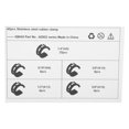 thumbnail image 1 of Hose Clamp, Heat Resistant 5 Sizes Pipe Clamp  for Ship for Industrial for UTV for Automobile, 1 of 7