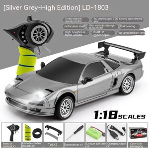 1:18 Ldrc Ld 1803 Nsx 2.4g Télécommande Voiture Simulée Drift de Gyroscope Led Light Groupe électrique Jouet Voiture Télécommande