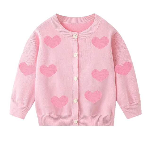 Girls and Boys Versatile Knit Sweater Jacket - Warm Cardigan for Kids - Spring Fashion