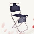 thumbnail image 2 of SHOWERORO Black Outdoor Folding Chair Portable Camping and Fishing Chair with Sturdy Design, 2 of 8