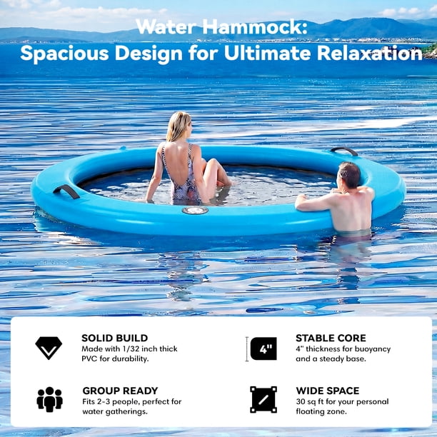 Bouée De Natation Transparente En PVC – Anneau Flottant Pour Adulte (40-80 Kg) – Piscine, Plage, Fête