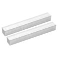 thumbnail image 1 of Unique Bargains Square Aluminum Flat Bar, 2 Pack 1' Thickness 1' Width 8' Length, 1 of 5