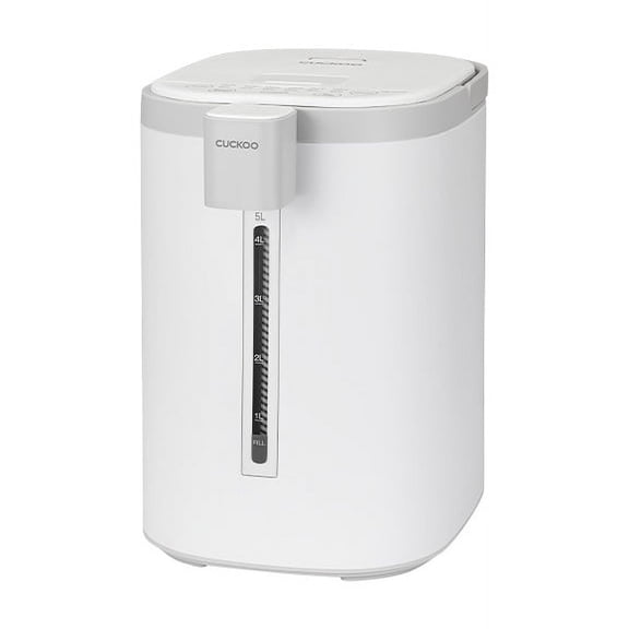CUCKOO CWP-A501TW 5-Liter Hot Water Dispenser & Warmer with 4 Operating Modes, Chlorine Evaporation, Child Lock Function (White/Gray)